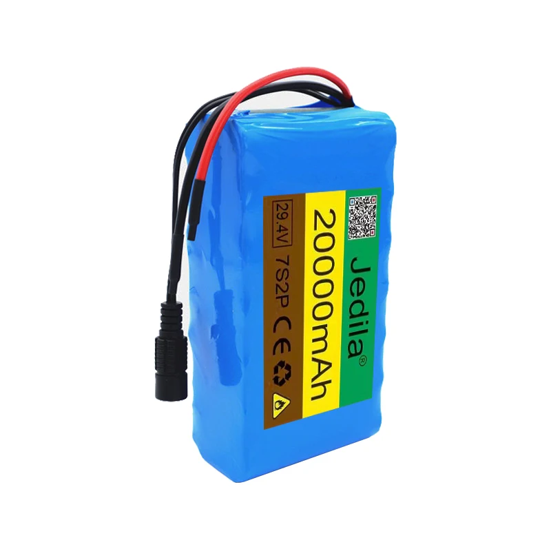 High Capacity 7s2p 24V 20Ah 18650 Battery Li-ion Battery Pack 29.4v 20000mah Electric Bicycle Moped /Li-ion Battery+Charger