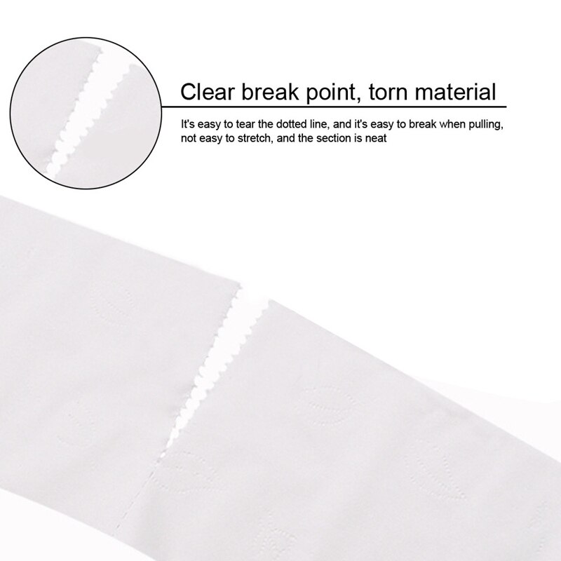 6 Toiletpapier-Verdikte 4 Lagen Wc Rollen Voor Huishoudelijke Keuken En Commerciële Papierrol