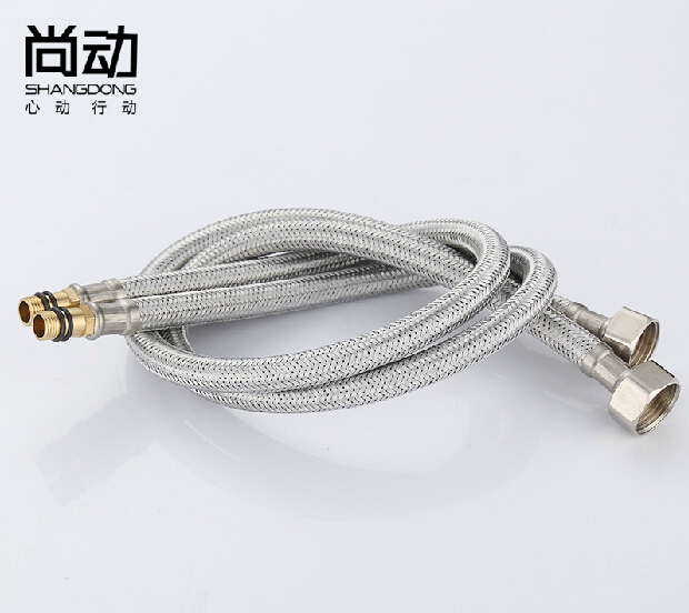 40/5060/ 80/100/150cm Water heater inlet pipe length 304 stainless steel faucet plumbing hose Double screw pipe