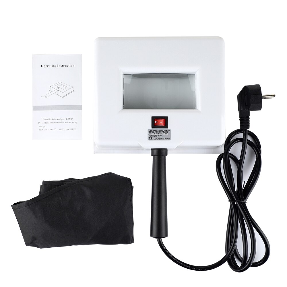 Facial Skin Care UV Analyzer Testing Devices Face Diagnostic Tool Lamp Light SPA Salon Beauty Equipment: EU