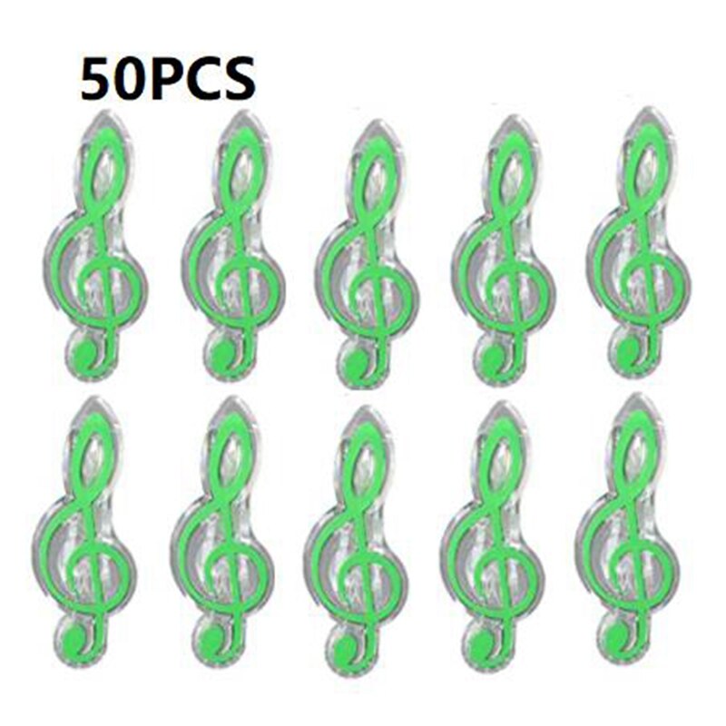 50Pcs Muziek Score Map Music Note Map Clef Map Muziek Score Map Muziekinstrument