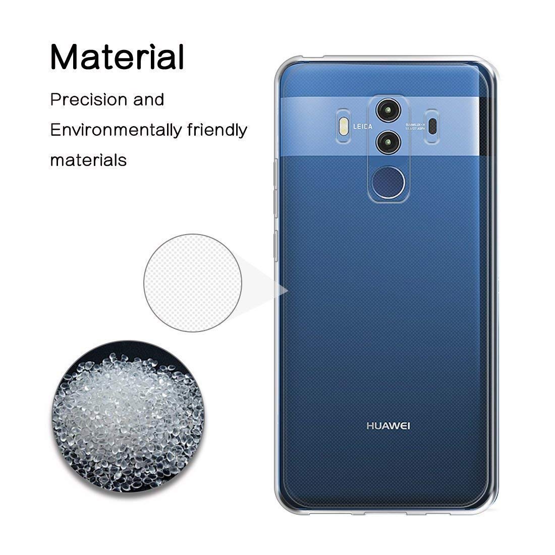 per Il caso di Huawei compagno 10 Compagno 10 Lite TPU silicone Trasparente Montato Cassa Molle Del Respingente per Huawei compagno 10 pro trasparente Della Copertura Posteriore