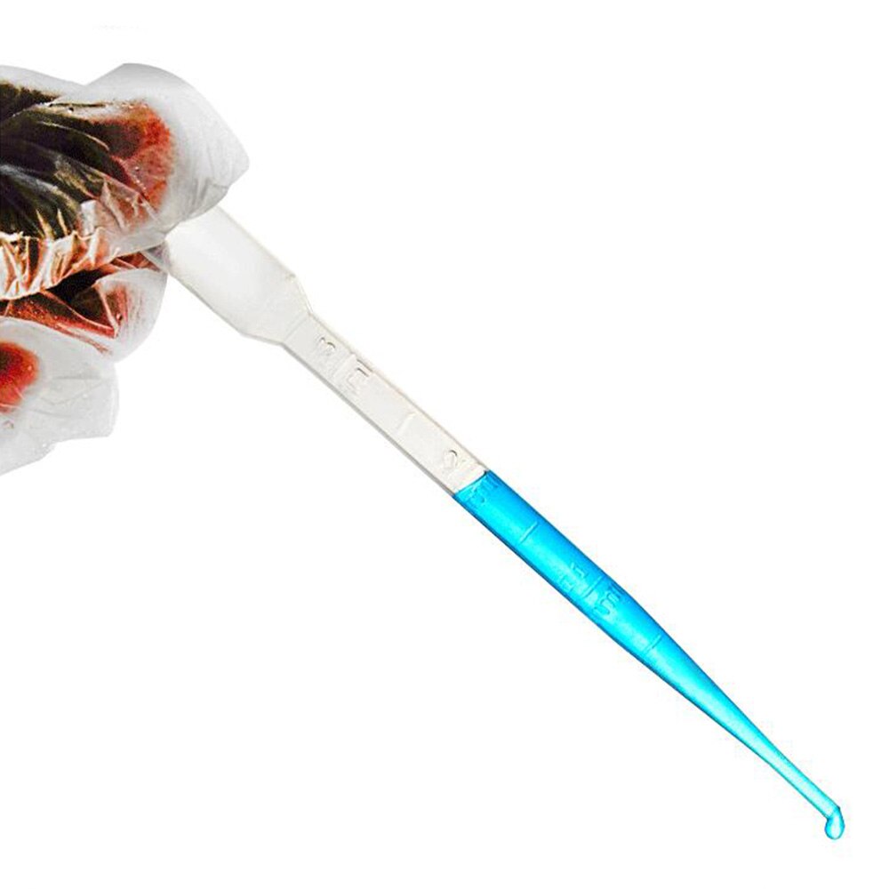 100pcs ,1ml Plastic Disposable Graduated Pipette Graduated Transparent pipettes Dropper Laboratory Polyethylene Makeup Tools