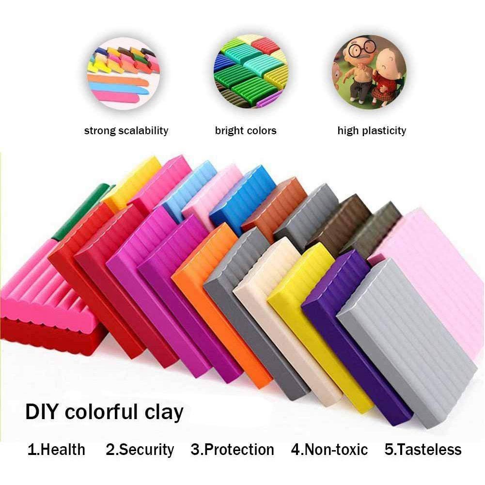 50 Stks/set Polymeer Klei Diy Zachte Molding Craft Oven Bakken Klei Air Drying Light Plasticine Инструменты Для Полимерной Глины