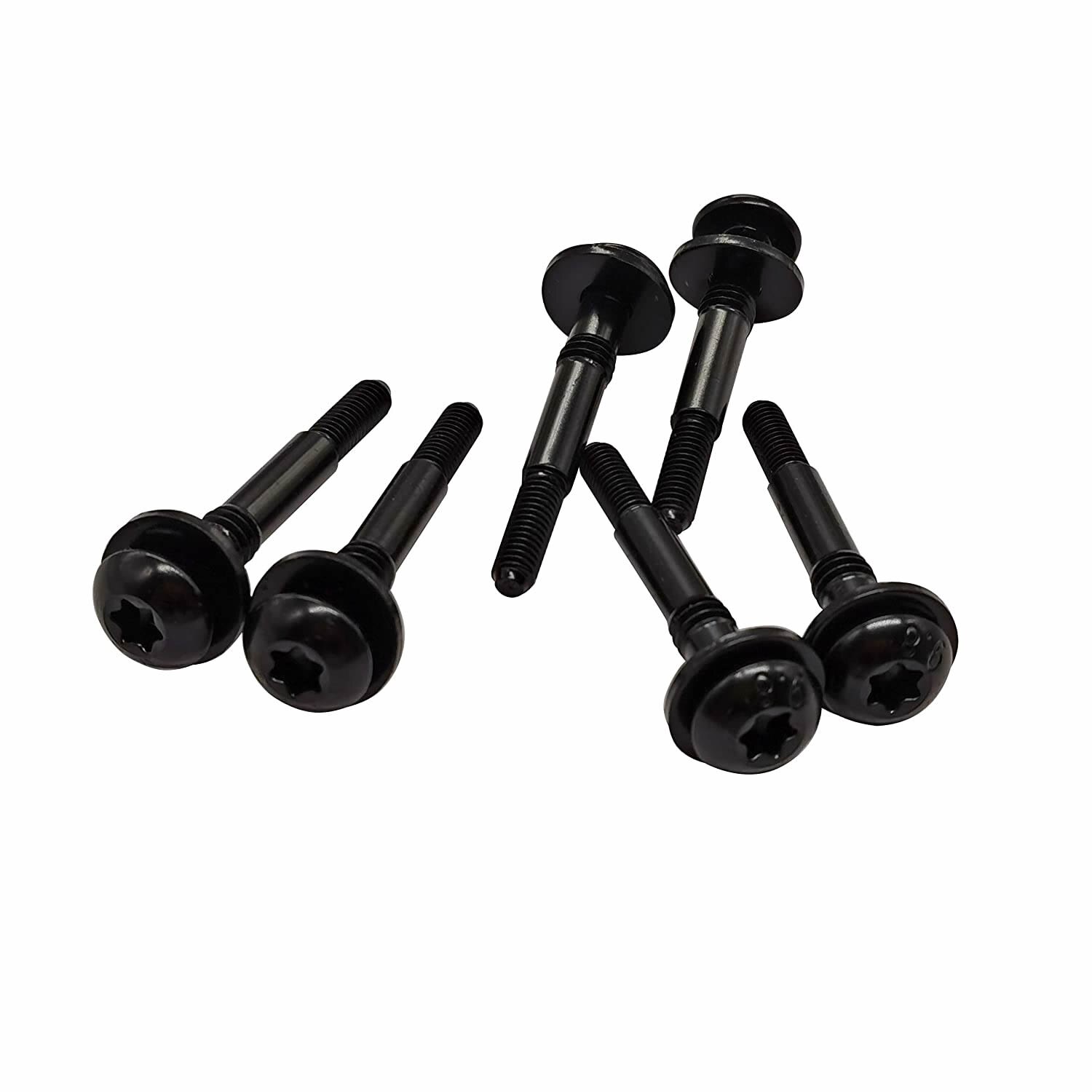 6 PCS Torx Screw Bolts Refitting Screw Fit Jeep Wrangler JL (M6) JK (M8) Windshield Frame Hinges Doors Door Hinges Roll Bar