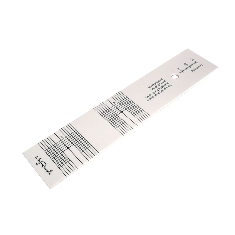 Pickup Calibration Distance Gauge Protractor Record LP Vinyl Turntable Phonograph Phono Cartridge Stylus Alignment