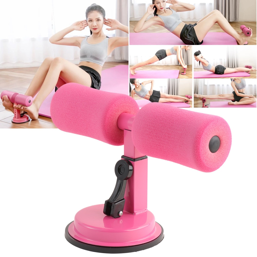 1PC Exercise Bar Portable Multipurpose Comfortable Abdominal Trainer for Sit-up Crunch Push-up Side Leg Kick