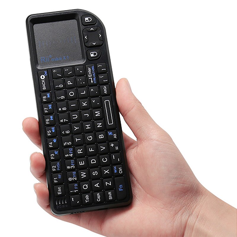 Rii Mini X1 Drahtlose Tastatur Maus für Touchpad Notizbuch Clever TV HTPC Android