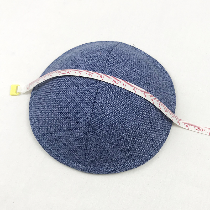 Chapeau kippa en lin pour hommes et enfants, casquette de célébration, yarmulette judique