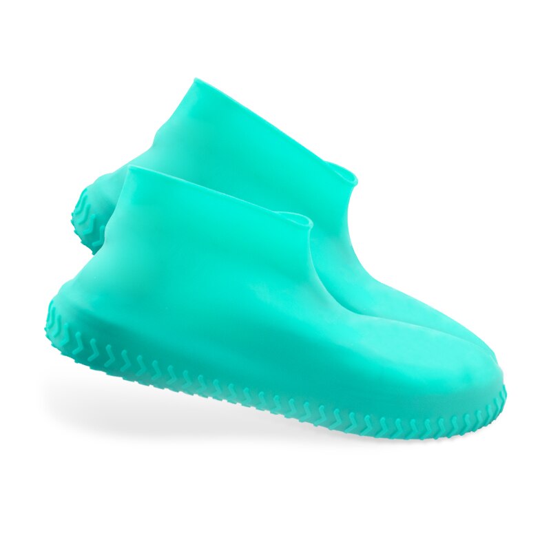 Siliconen Waterdichte Schoen Covers Slip Regen Laarzen Herbruikbare Geen-Slip Rubber Schoen Protectors Voor Kinderen Mannen Vrouwen: Blue / S