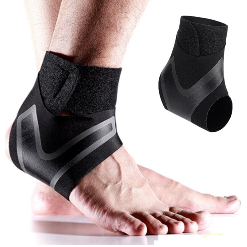Attelle de cheville en Fiber de Polyester respirante pour les entorses, les blessures de gymnastique, les hommes et les femmes, soutien de la cheville, Compression, sécurité sportive, 1 pièce