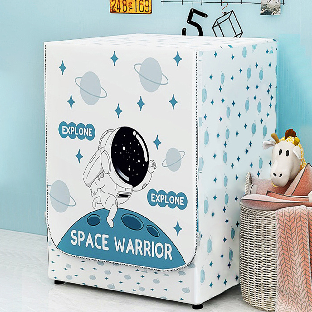 Volledig Automatische Roller Wasmachine Zonnebrandcrème Wasmachine Waterdichte Cover Droger Polyester Silver Stofdicht Wasmachine Cover