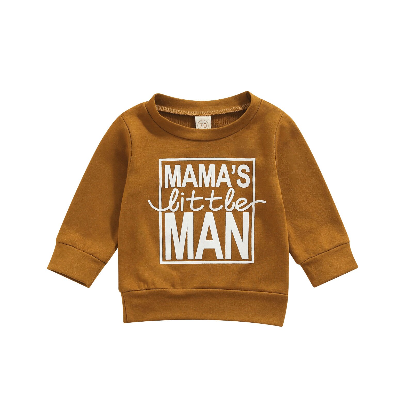 0-3Y Baby Boys Casual Sweatshirt Hoodies Autumn Baby Clothes Letter Printed Long Sleeve Pullover Sweatshirts Toddler Tops: Auburn / 3T