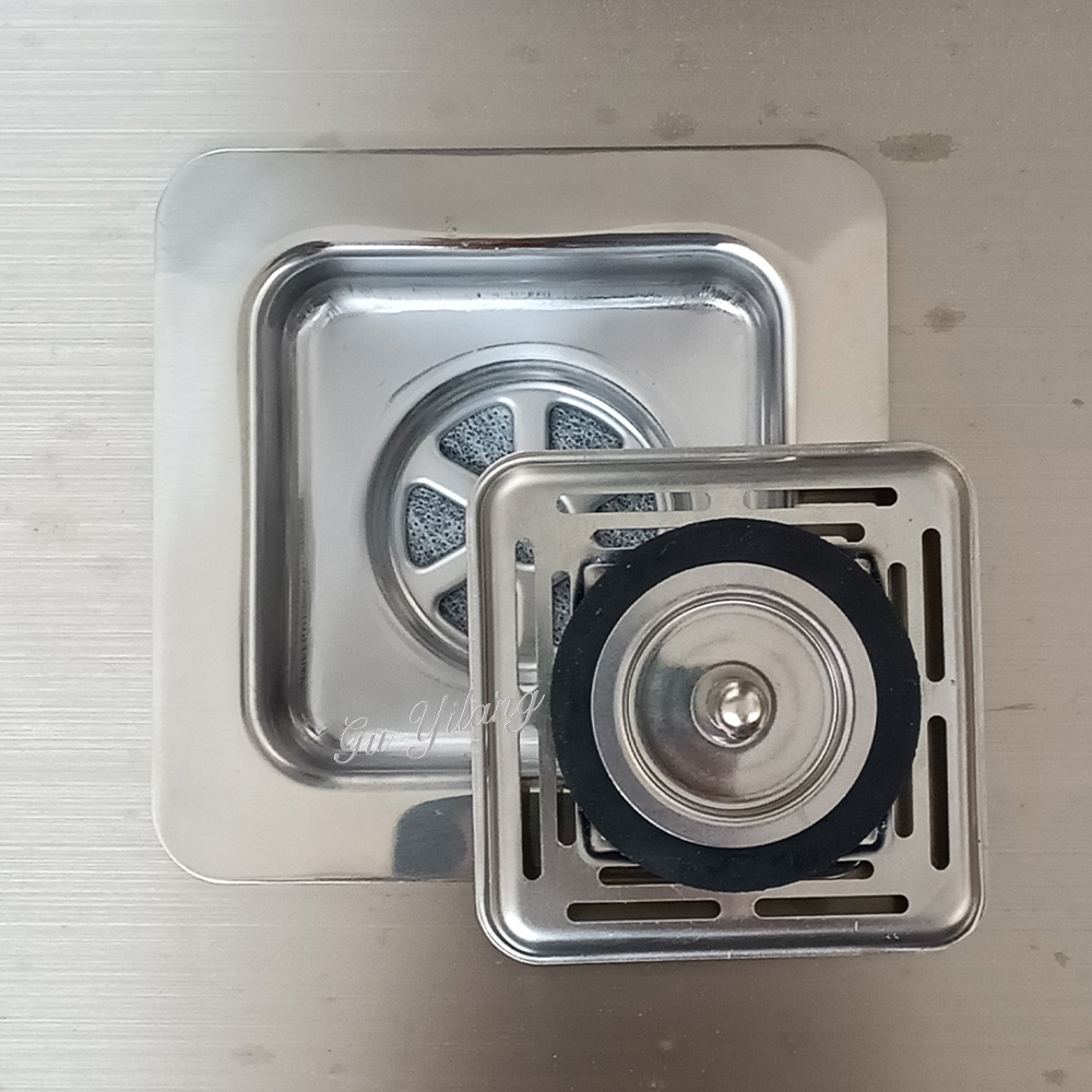 304 Stainless steel Square Sink Plug Kitchen Sink Strainer Plug 78mm,85mm, whole square sink drainer set choice