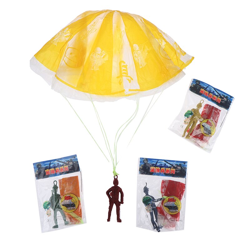 6Cm 10G Parachutisten Parachute Soldaten Kids Kinderen Outdoor Sport Hand Gooien Speelgoed Parachute Voor Kinderen