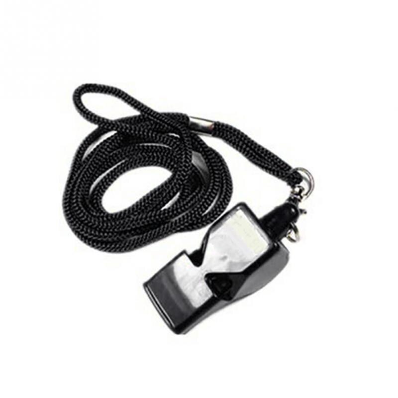 4color plastic whistle referee whistle soccer referee whistle basketball referee whistles Without String: black