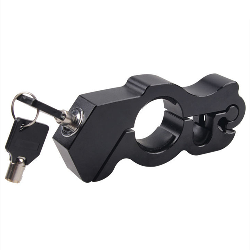 Motorrad Geändert Lenker Schloss Helm Anti-diebstahl Schloss Elektrische Fahrzeug Schmutz Fahrräder Aluminium Legierung Lenker Feste Horn Schloss: Armee Grün