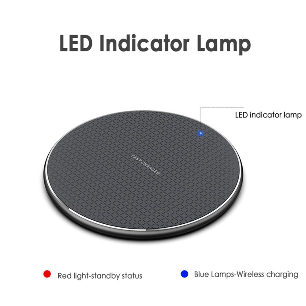 10W Qi Draadloze Oplader Voor Iphone 8 X Xr Xs Max QC3.0 10W Snelle Draadloze Opladen Voor Samsung s9 S8 Note 9 S10 Usb Lader Pad