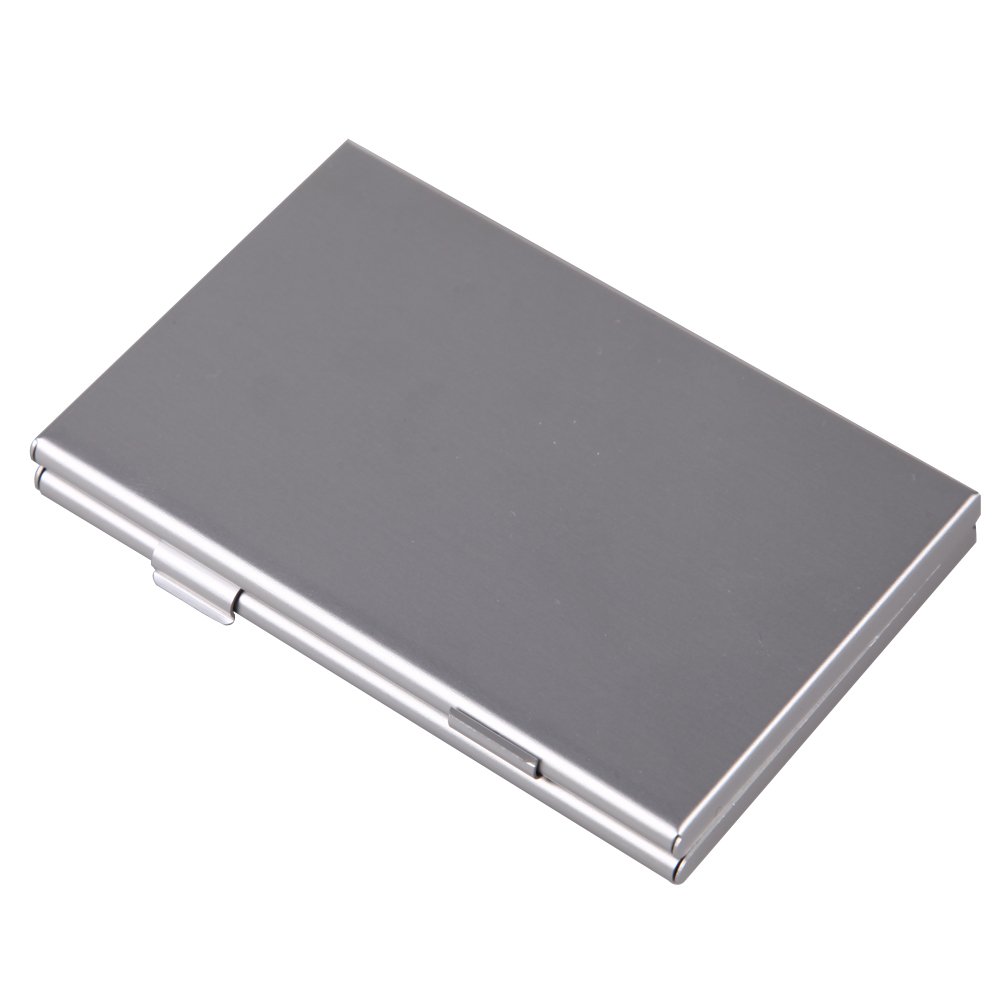 Metalen Aluminium Geheugenkaart Protecter Box Storage Case Houder Voor 6Pcs Sd/Sdhc/Mmc Geheugenkaart Case houder FW1S