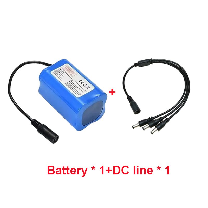 100% 7.4V 12000mAh 21700 Li-ion Battery For T188 T888 -5 V007 C18 H18 RC Fishing Bait Boat accessories: Silver