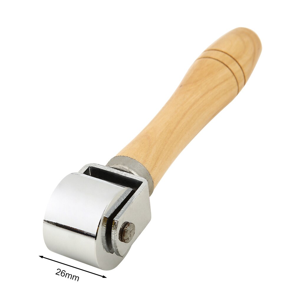 DIY Handmade Leather Glue Edges Laminating Wheel Leather Craft Roller DIY Handmade Crease Tool Leathercraft Staming: 26mm C