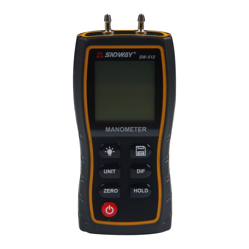 SNDWAY Portable LCD Display Digital Differential Manometer Air pressure Gauges Meter