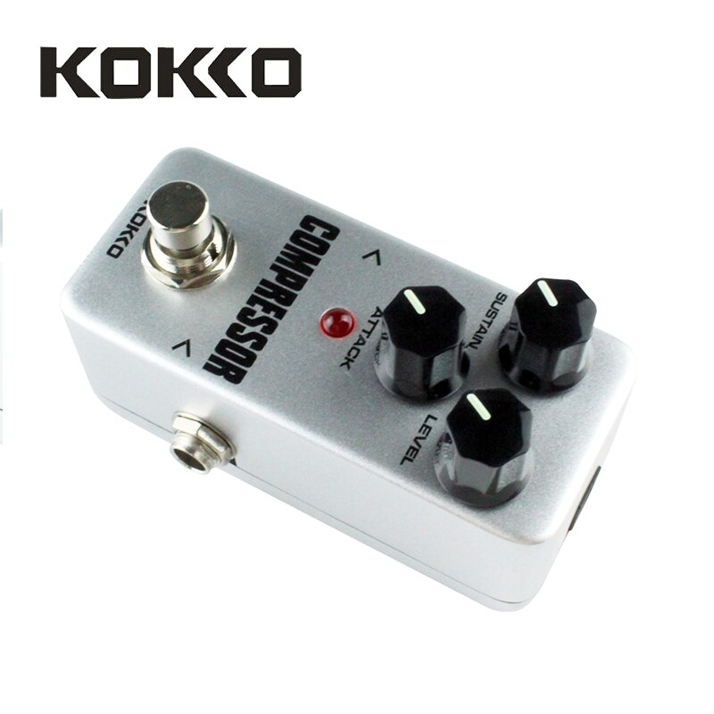 Kokko fcp 2 mini kompressor pedal bærbar guitar effekt pedal guitar dele guitarra effekt pedal