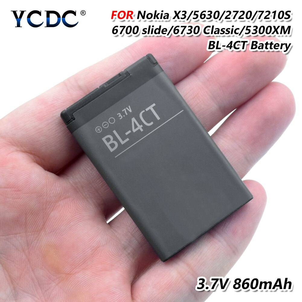 100% Originele BL4CT BL-4CT 860Mah Batterij Voor Nokia 5310 6700S 7310c 5630 7230 X3 7210S x3