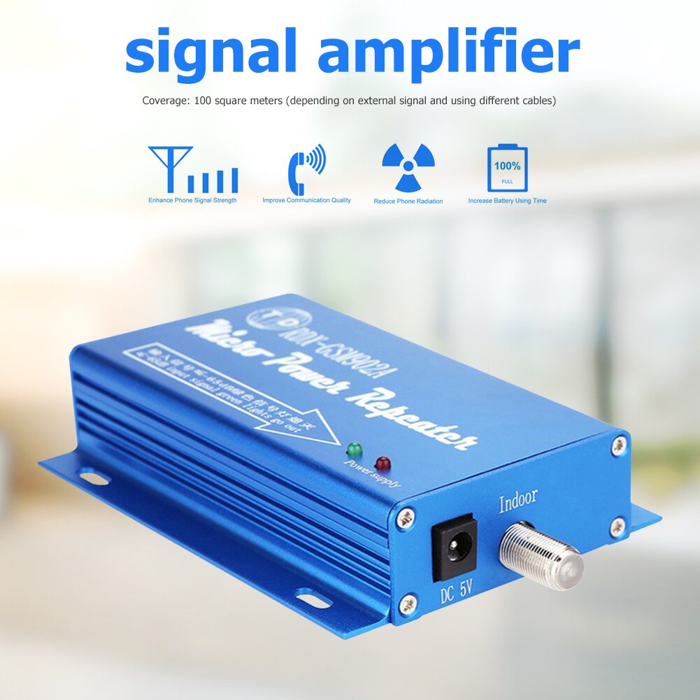 433MHz Mobile Phone Signal Booster Amplifier Repeater Yagi Antenna Kit Repeater Power Amplifier Public Broadcasting