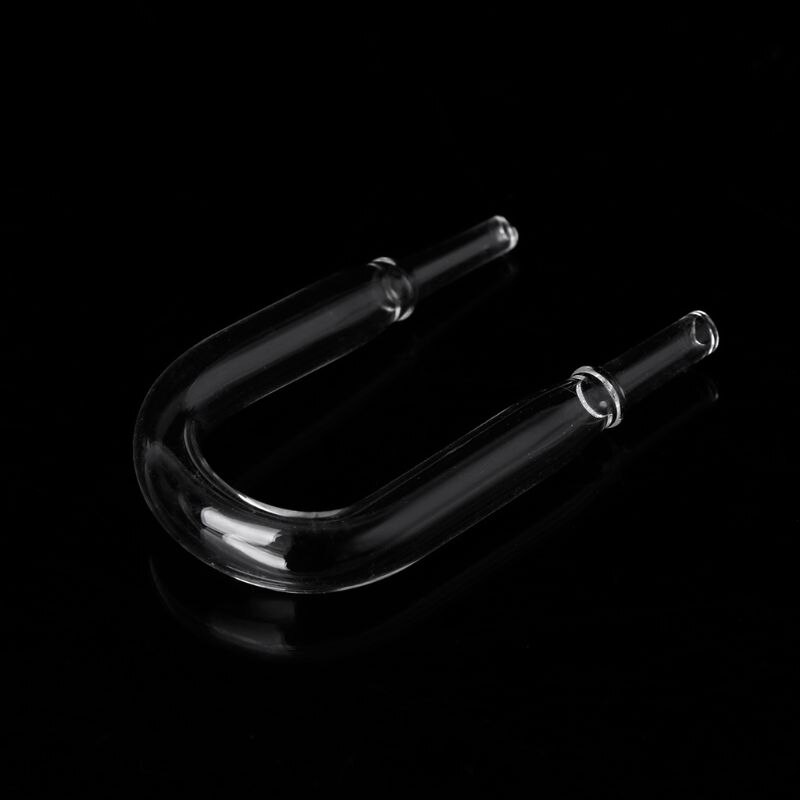 1Pc Large U Shaped Glass Tube Bend for Aquarium CO2 System Diffuser
