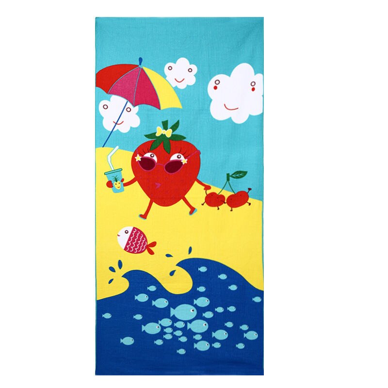 Microfiber Handdoek Voor Zwemmen Strand Gym Bad Reizen Outdoor Sport: RED CHERRY