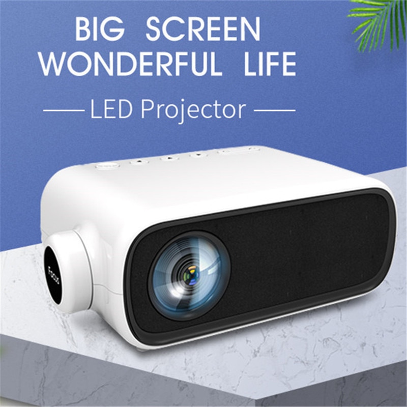 YG280 Mini LED Projector 1080P Portable Home Theater Outdoor Movie Vedio Player Beamer For Film Live Games HDMI USB AV Ports