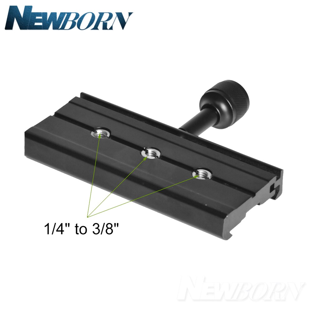 Quick 120MM Universal Gimbal Clamp Adapter For Quick Release Plate 1/4"3/8"Arca SWISS RSS Tripod Monopod Accessories