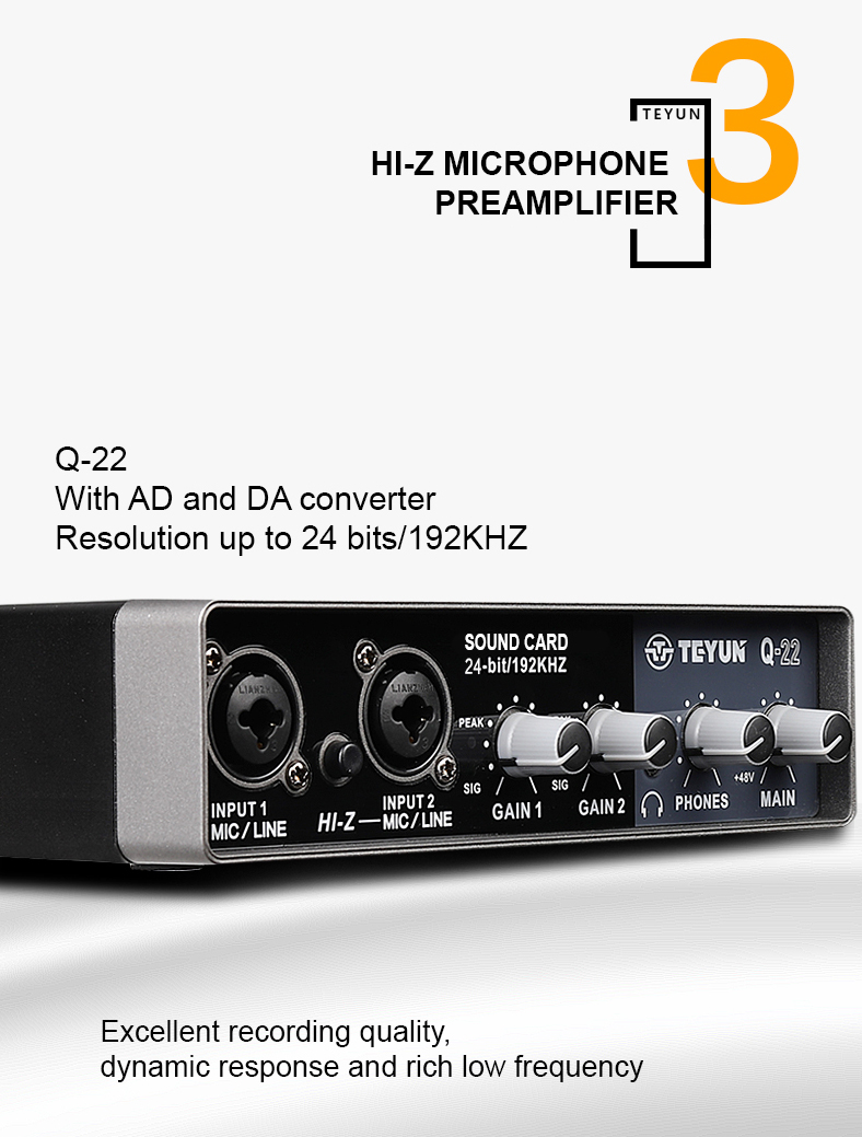 Teyun q -24 q-22 q-12 äänikortin äänimikserikanavan valvonta sähkökitaran live-tallennus studiolaulua varten