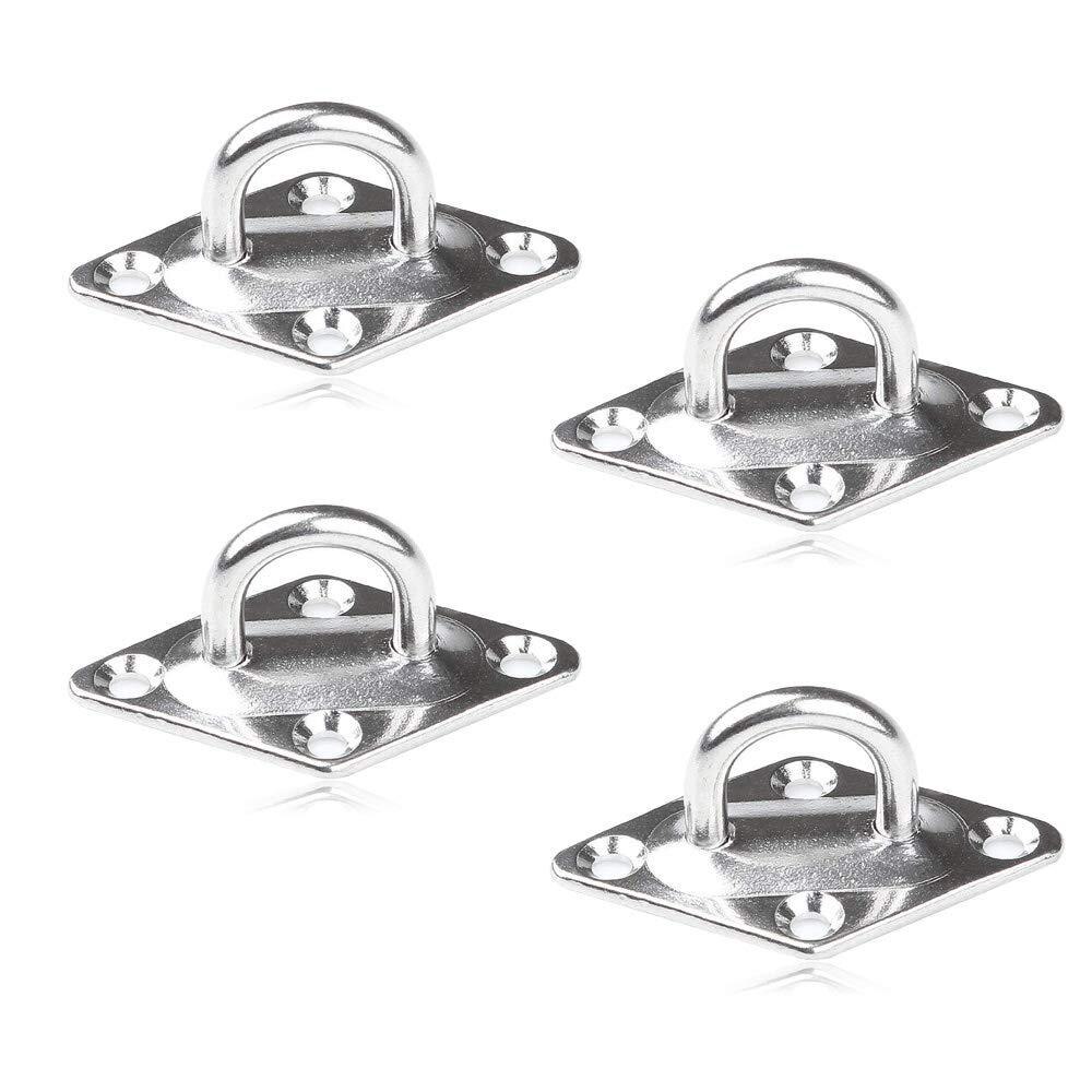 Sun Shelter Shade Sail Hardware Kit Awning Canopy Accessories 304 Stainless Steel Carabiner Clip Hook Screws Tent Tarp Accessory
