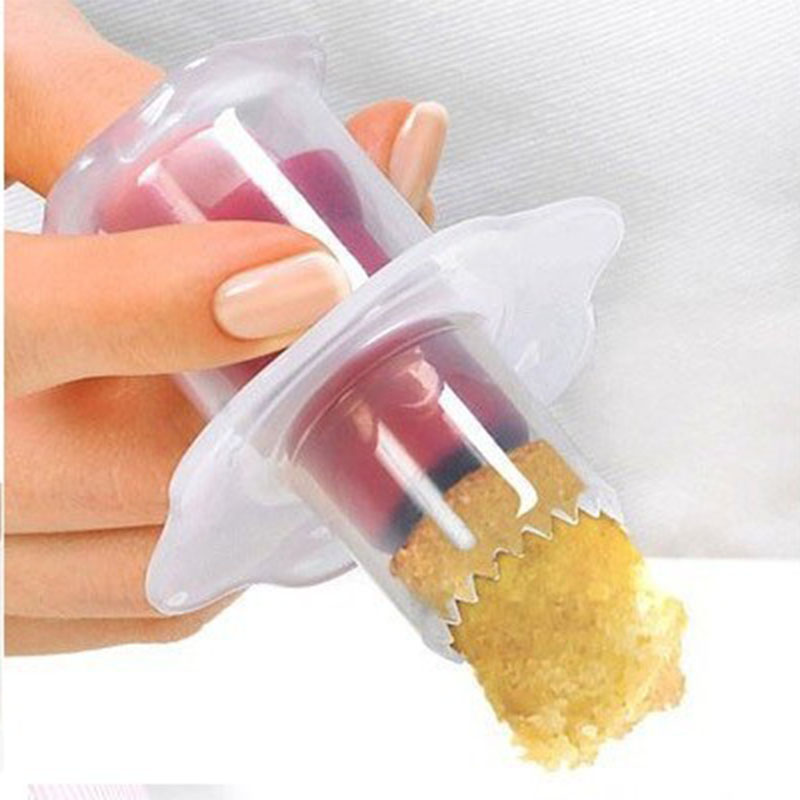 Core Cupcake Plunger Liefjes Decoratie Mini Kleur Cake Remover Willekeurige Set Kit Grappige