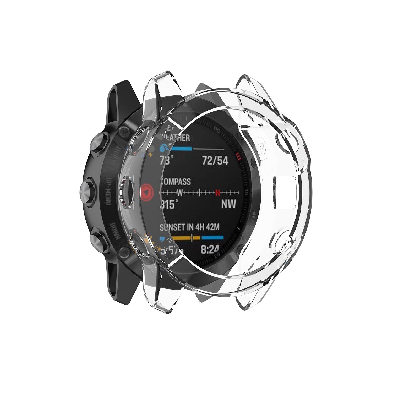 Tpu protector cover case for garmin fenix 6 6x 6s pro