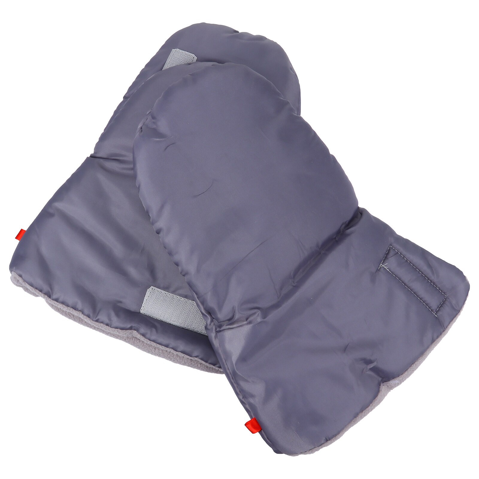 1 Pair Outdoor Warm Gloves Windproof Golf Cart Gloves Thickened Pushchair Hand Warmers (Grey)