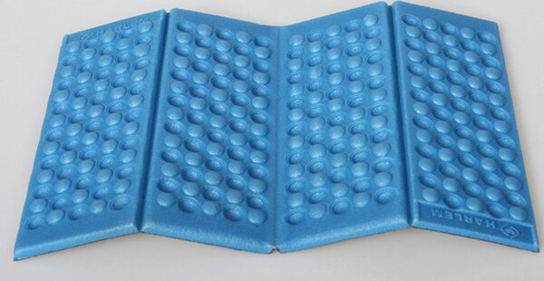 Draagbare Licht Waterdichte Outdoor Zitkussen Duurzaam Reizen Wandelen Picknick Camping Mat Vouwen vochtbestendige Kussen Pad: Blue