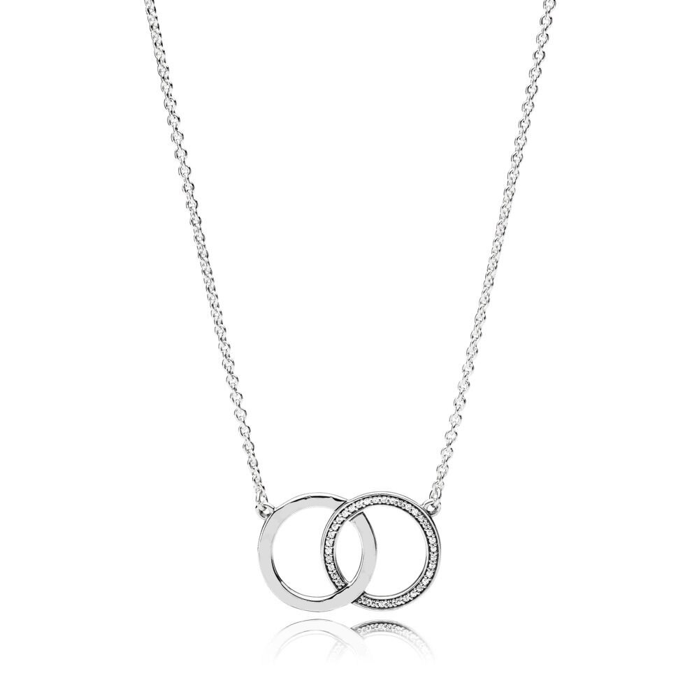 100% 925 sterlingsølv opprinnelig modell sjarm halskjede kvinnelig hjerteformet valentinsdag hjerteformet halskjede smykker: 396235cz 45cm