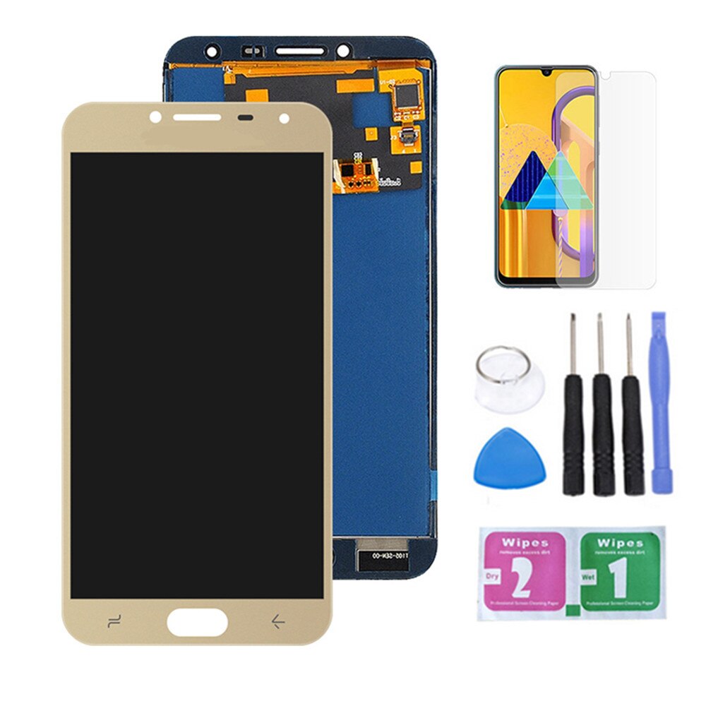 Display Complete For Samsung Galaxy J4 J400 LCD Tough Screen Digitizer Assembly For Samsung J400F J400H J400P: Gold