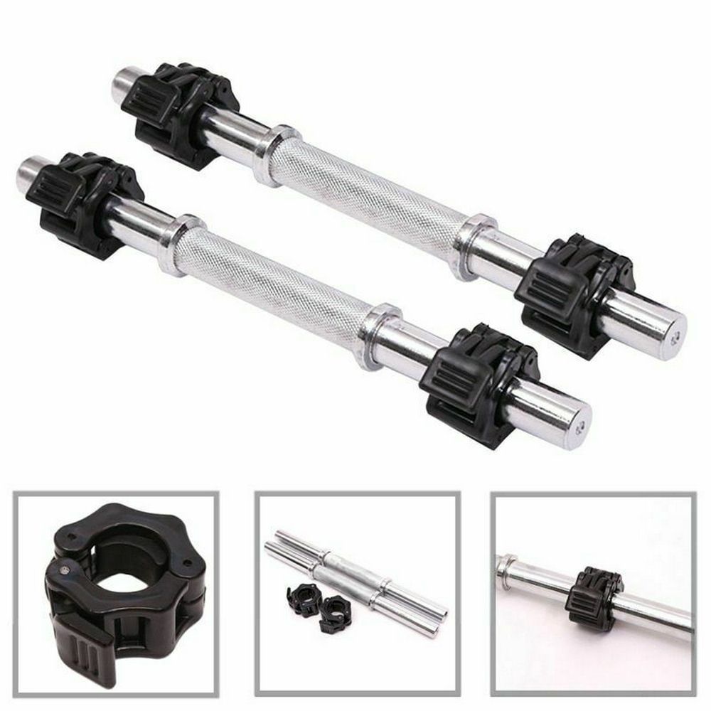 1 paire olympique 1 "50mm 50mm Spinlock colliers Barbell collier serrure haltères Clips pince barre de levage de poids haltère de gymnastique Fitness 5