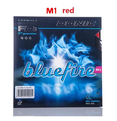 Donic Originele Blue fire M1/M2/M3 Bluefire Pips-in BLAUW SPONS Tafeltennis Rubber Sterke Spin puistjes In Ping Pong Rubber: M1 red