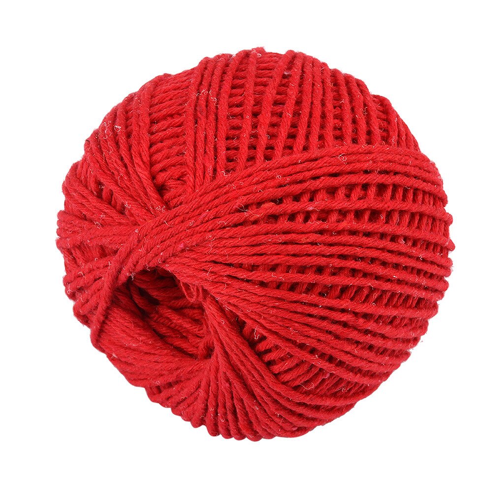 Two Colors Cotton Bakers Twine Rope Rustic Country Crafts Handmade Accessories Wedding Decoration Packaging#40: H