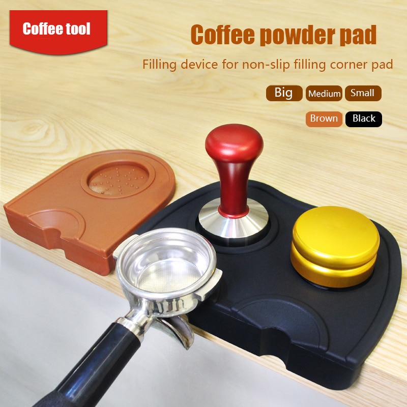 Manuel café Silicone tampon bourrage tapis Barista café expresso falsification Latte Art stylo inviolable maison café accessoires