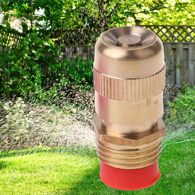 neue 1/2Zoll Einstellbar Feinen Nebel Wasser sprühen Düse Sprinkler Rasen Gartenarbeit Kühlung