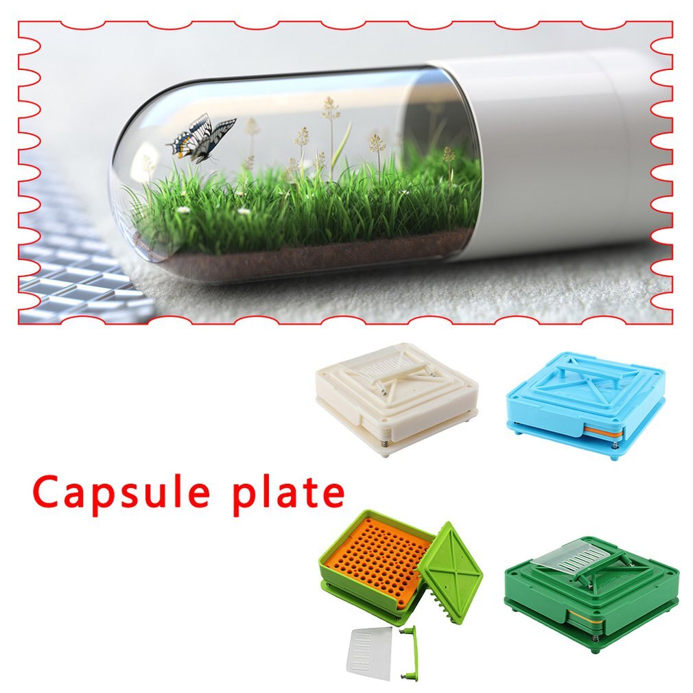 100 Holes Manual Capsule Manual Filling Machine Encapsulator Capsule Filling Board Hole capsule shell filler