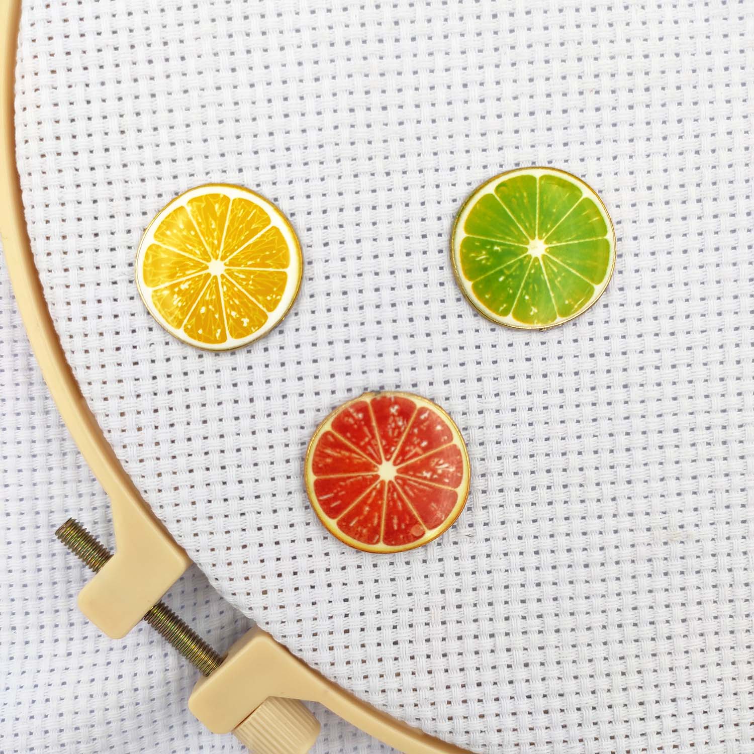 Aguja Minder magnética, juego de 3 agujas de fruta, soporte magnético para alfiler, punto de cruz, proyecto de bordado, buscador de agujas DIY, costura