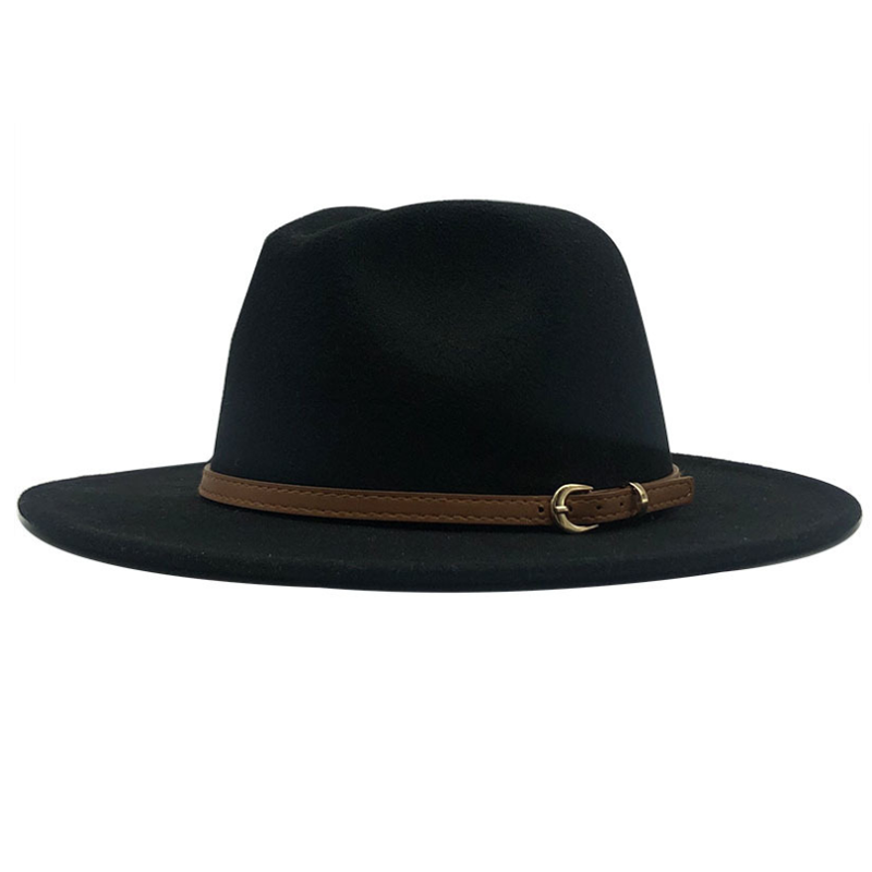 Winter Autumn Imitation Woolen Women Men Ladies Fedoras Top Jazz Hat European American Round Caps Bowler Hats