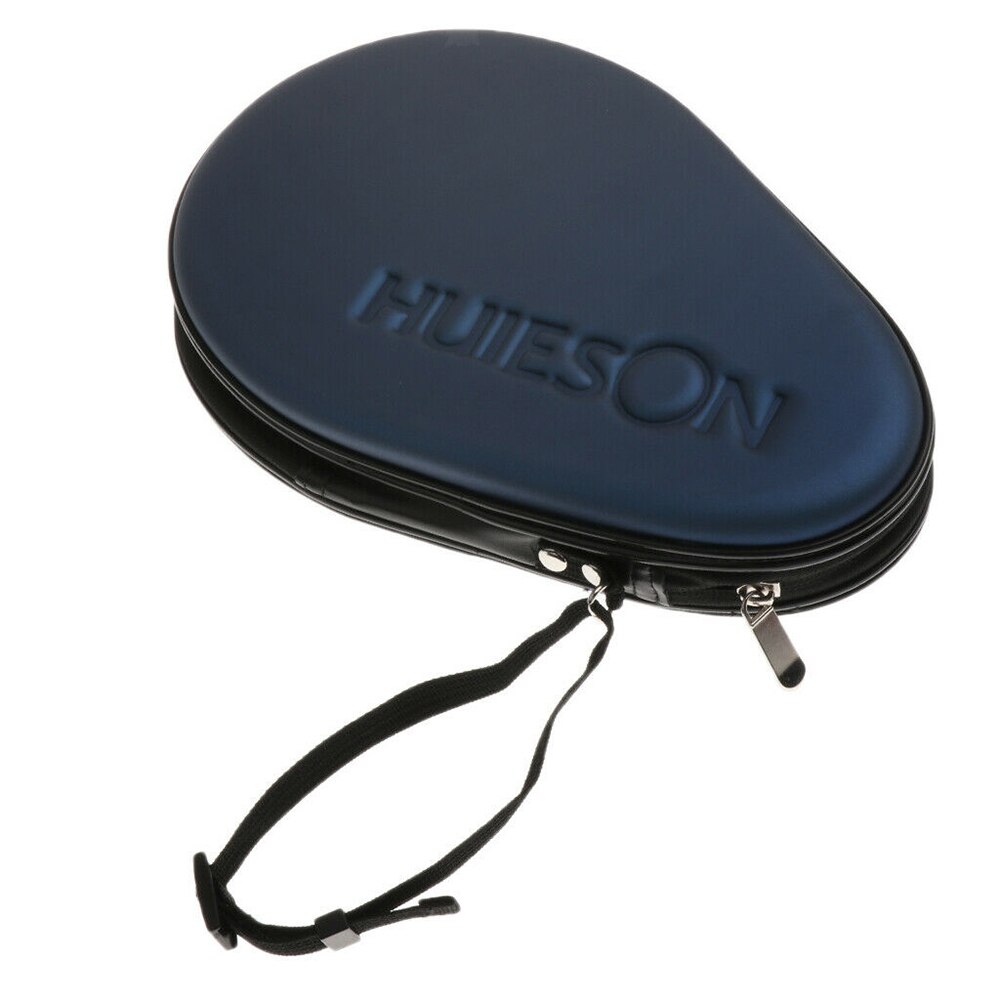 Portable Table Tennis Racket Hard Case Ping Pong Bat Bag Cover Hold 2 Paddles
